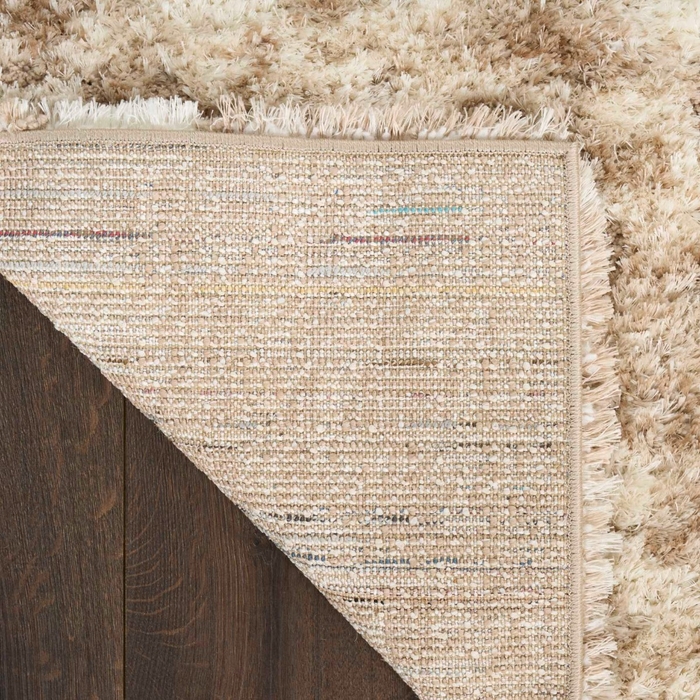 Dreamy Shag Drs10 Ivory Dark Beige Area Rug