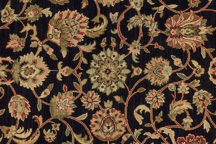 Grand Parterre Grand Kashan Pt05 Midnight Broadloom