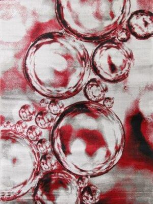 Abstract Gray Red