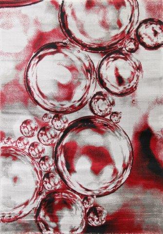 Abstract Gray Red