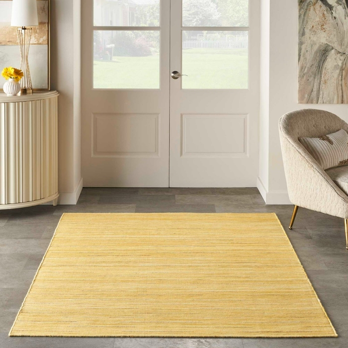 Interweave Iwv01 Yellow Rug
