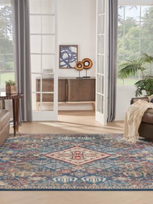 Karisma Kar02 Blue Ivory Rug