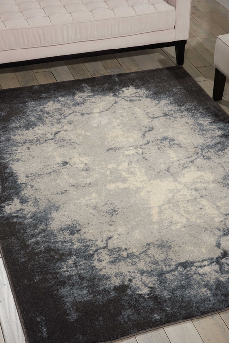 Maxell Mae01 Ivory/Grey Rug