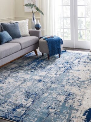 Maxell Mae16 Ivory/Blue Rug