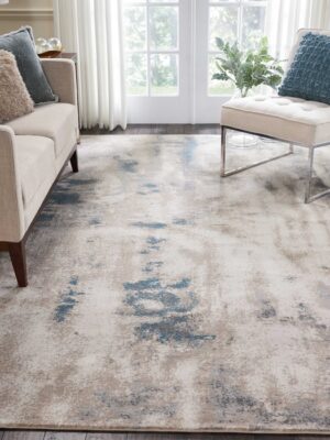 Maxell Mae17 Ivory/Teal Rug