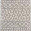 Moroccan Shag Mrs02 Silver Rug