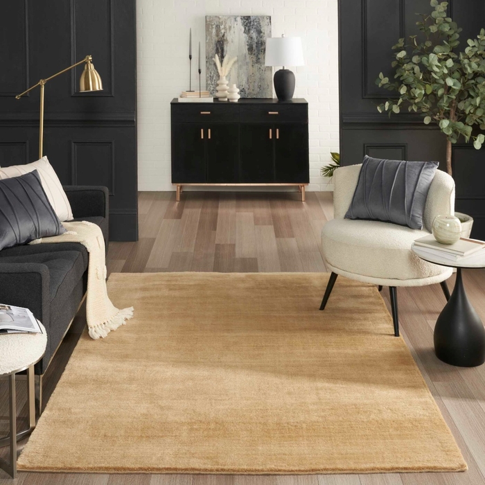Plush Cloud Plc01 Camel Area Rug