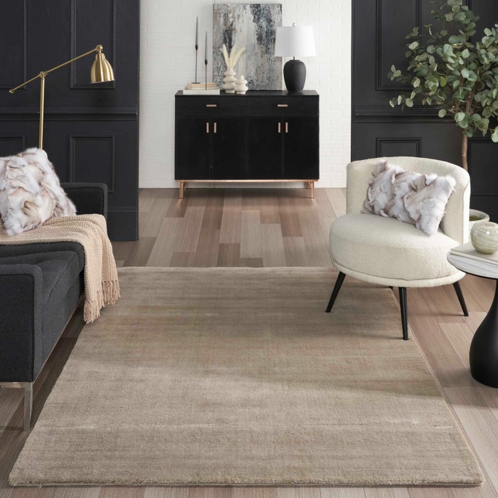 Plush Cloud Plc01 Taupe Area Rug