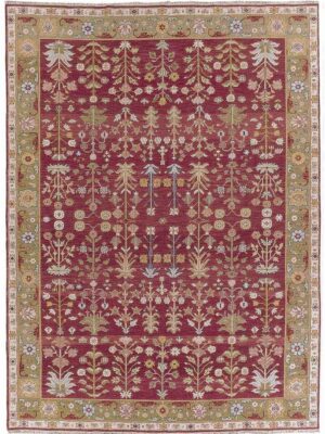 Nourmak Sk92 Burgundy Rug