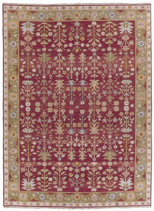 Nourmak Sk92 Burgundy Rug