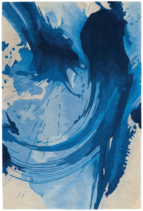 Symmetry Smm01 Blue/Ivory Rug