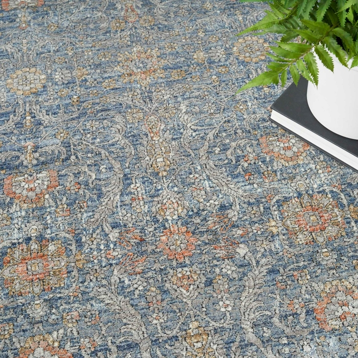 Starry Nights Stn08 Light Blue Rug