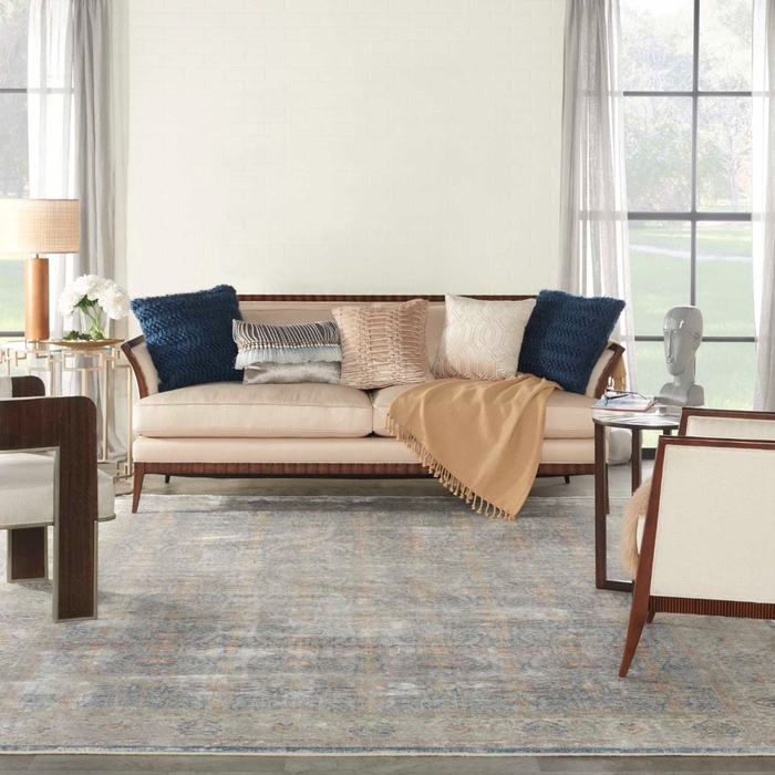Starry Nights Stn08 Light Blue Rug