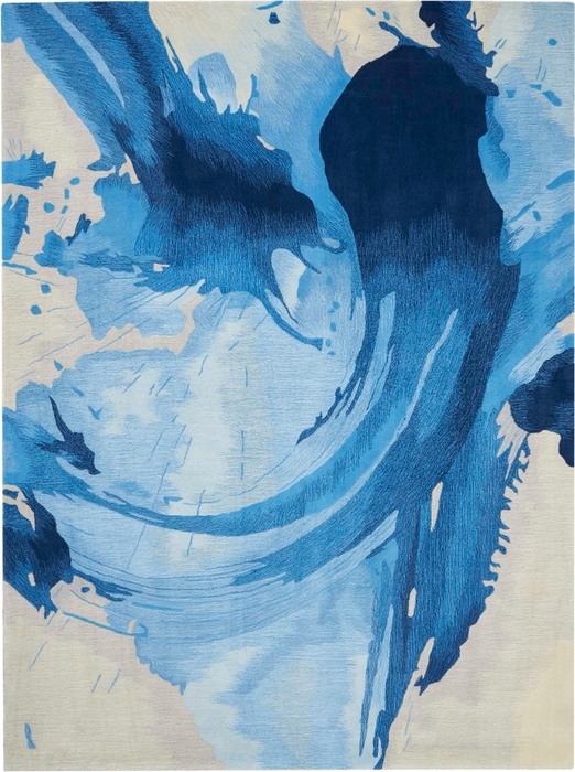 Symmetry Smm01 Blue/Ivory Rug