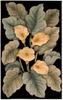 Tropics Ts08 Black Rug