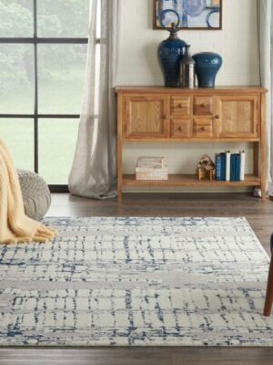 Twilight Twi10 Ivory/Navy Rug