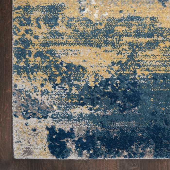 Twilight Twi22 Navy Gold Rug