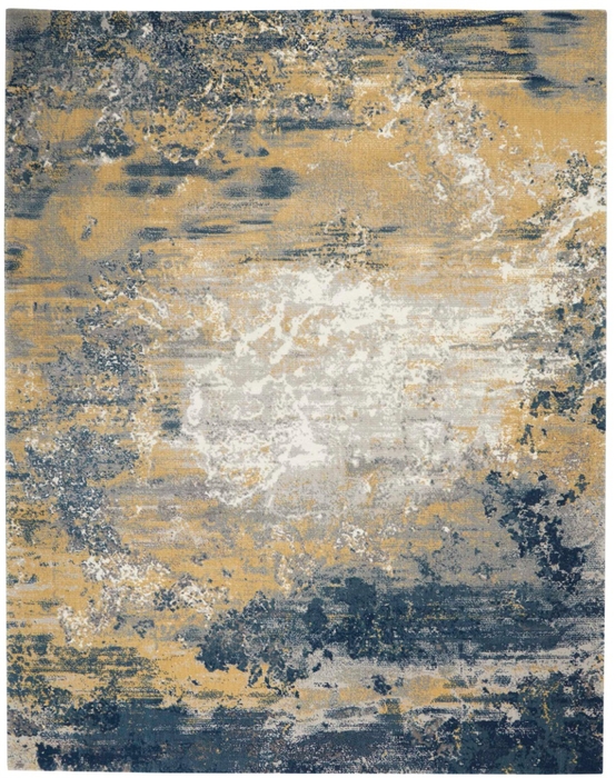 Twilight Twi22 Navy Gold Rug